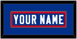 Buffalo Nameplate - Home Blue - Single Mat 2