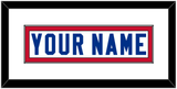 Buffalo Nameplate - Road White - Single Mat 1