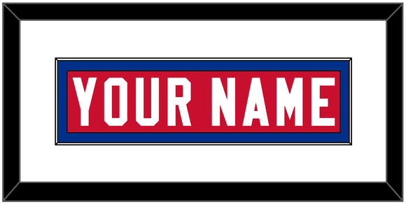 Buffalo Nameplate - Alternate Red - Single Mat 1