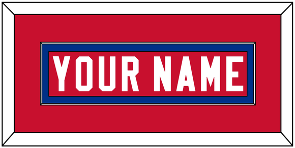 Buffalo Nameplate - Alternate Red - Single Mat 2