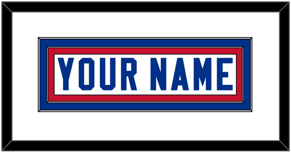 Buffalo Nameplate - Road White - Double Mat 1