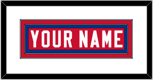 Buffalo Nameplate - Alternate Red - Double Mat 1