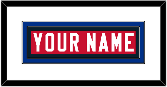 Buffalo Nameplate - Alternate Red - Double Mat 2