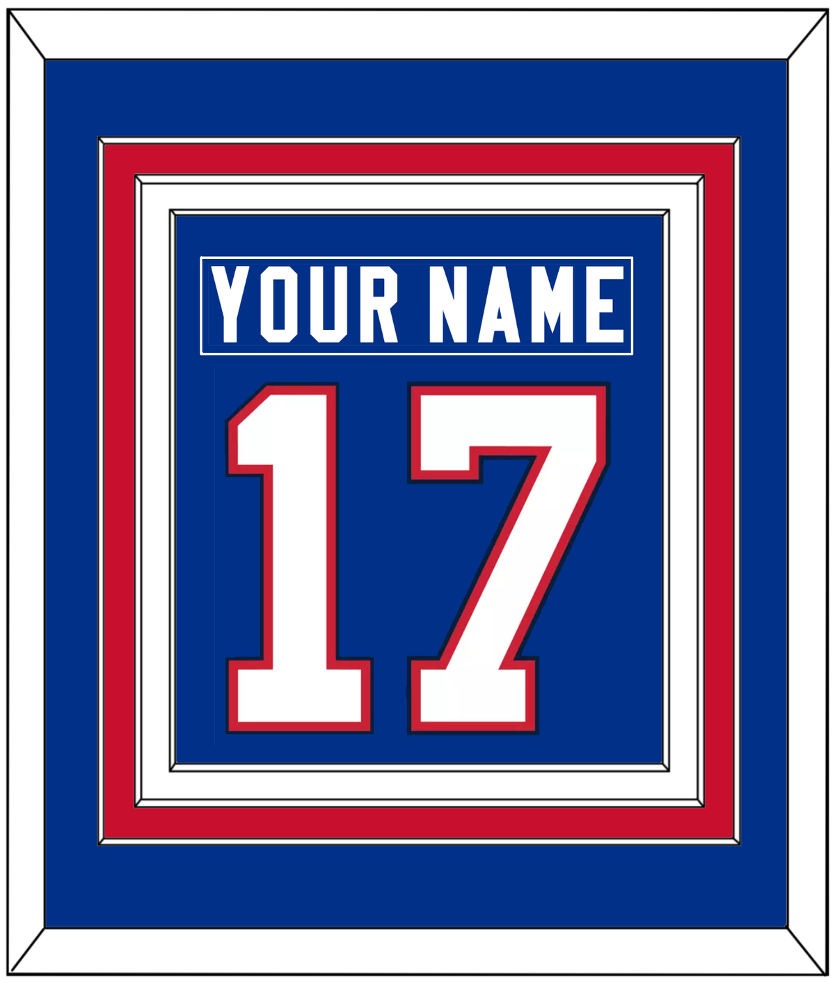 Buffalo Nameplate & Full-Size Number - Combined