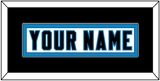 Carolina Nameplate - Road White - Single Mat 3