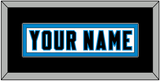 Carolina Nameplate - Road White - Single Mat 3