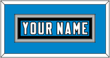 Carolina Nameplate - Home Blue - Double Mat 2