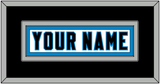 Carolina Nameplate - Road White - Double Mat 3