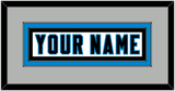 Carolina Nameplate - Road White - Double Mat 4