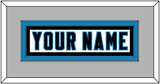 Carolina Nameplate - Road White - Double Mat 4