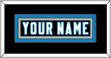 Carolina Nameplate - Alternate Black - Double Mat 4