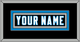 Carolina Nameplate - Alternate Black - Double Mat 4