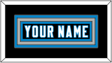 Carolina Nameplate - Alternate Black - Triple Mat 2