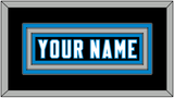 Carolina Nameplate - Alternate Black - Triple Mat 2