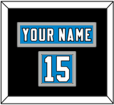 Carolina Nameplate & Number (Shoulder) - Home Blue - Double Mat 4