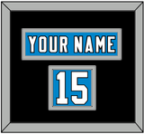Carolina Nameplate & Number (Shoulder) - Home Blue - Double Mat 4
