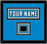 Carolina Nameplate & Jersey Logo Patch - Alternate Black Jersey - Triple Mat 2