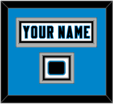 Carolina Nameplate & Jersey Logo Patch - Road White Jersey - Triple Mat 2