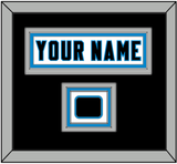 Carolina Nameplate & Jersey Logo Patch - Road White Jersey - Triple Mat 4