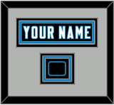 Carolina Nameplate & Jersey Logo Patch - Alternate Black Jersey - Triple Mat 3