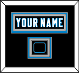 Carolina Nameplate & Jersey Logo Patch - Alternate Black Jersey - Triple Mat 4
