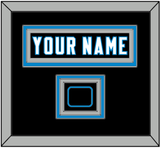 Carolina Nameplate & Jersey Logo Patch - Alternate Black Jersey - Triple Mat 4