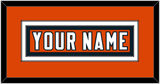 Chicago Nameplate - Alternate Orange - Double Mat 4