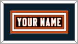 Chicago Nameplate - Home Blue - Triple Mat 1