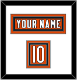 Chicago Nameplate & Number (Shoulder) - Alternate Orange - Triple Mat 1