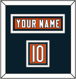 Chicago Nameplate & Number (Shoulder) - Alternate Orange - Triple Mat 2