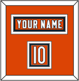 Chicago Nameplate & Number (Shoulder) - Alternate Orange - Triple Mat 3