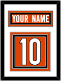 Cincinnati Nameplate & Number (Back) - Alternate Orange - Triple Mat 1