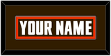 Cleveland Nameplate - Home Brown - Single Mat 2