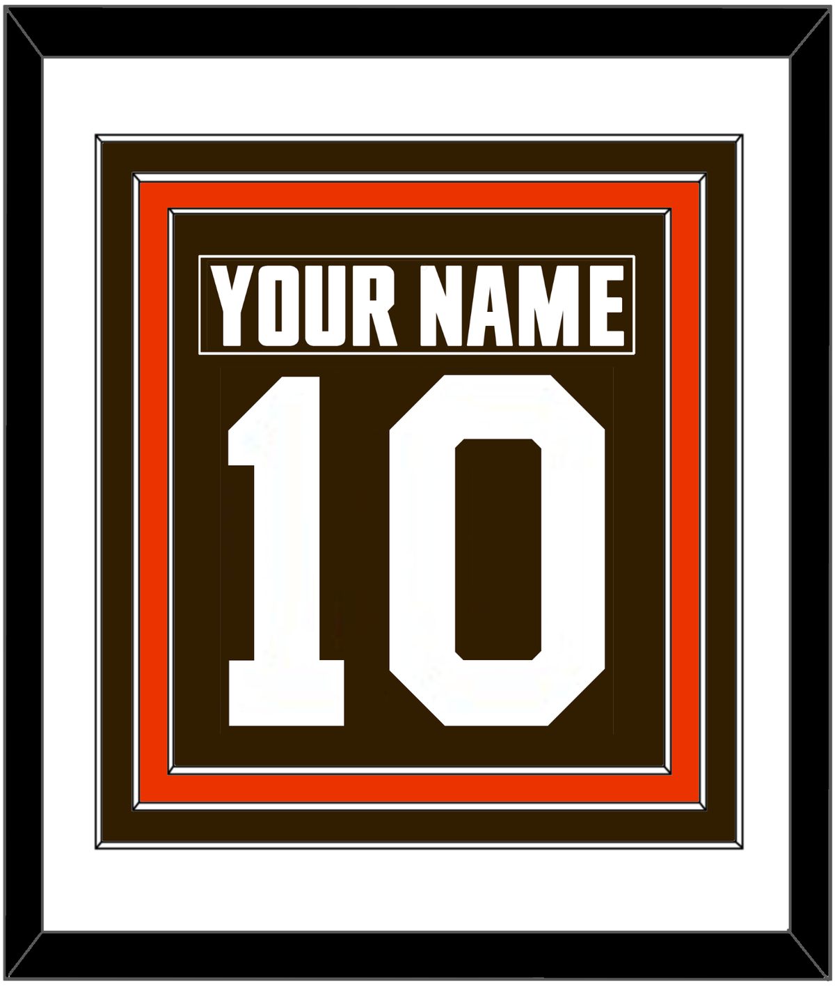 Cleveland Nameplate & Full-Size Number - Combined