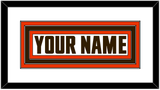 Cleveland Nameplate - Road White - Triple Mat 2
