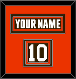 Cleveland Nameplate & Number (Shoulder) - Home Brown - Triple Mat 4