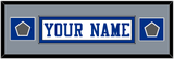 Dallas Nameplate & 2 Super Bowl Jersey Patches - White Jersey - Single Mat 6
