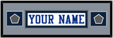 Dallas Nameplate & 2 Super Bowl Jersey Patches - White Jersey - Single Mat 8