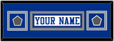 Dallas Nameplate & 2 Super Bowl Jersey Patches - White Jersey - Double Mat 10