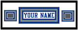 Dallas Nameplate & 2 Super Bowl Jersey Patches - White Jersey - Triple Mat 2