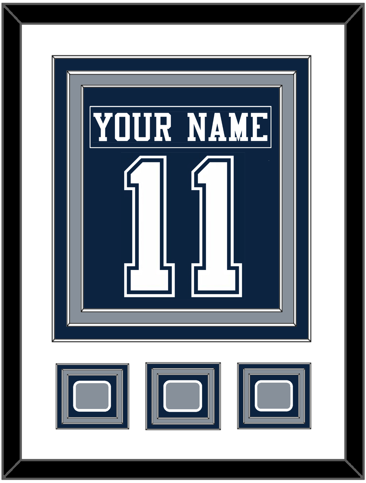 Dallas Legacy Nameplate & Full-Size Number - Combined