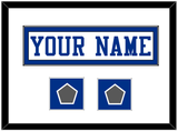 Dallas Nameplate & 2 Super Bowl Jersey Patches - White Jersey - Single Mat 3