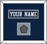 Dallas Nameplate & Super Bowl Jersey Patch - Blue Jersey - Single Mat 2