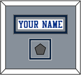 Dallas Nameplate & Super Bowl Jersey Patch - White Jersey - Double Mat 3