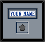 Dallas Nameplate & Super Bowl Jersey Patch - White Jersey - Double Mat 3