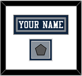 Dallas Nameplate & Super Bowl Jersey Patch - Blue Jersey - Double Mat 1