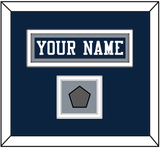 Dallas Nameplate & Super Bowl Jersey Patch - Blue Jersey - Double Mat 2