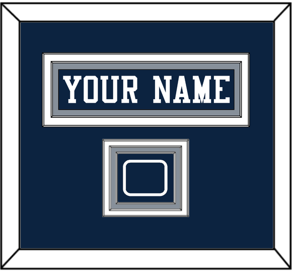 Dallas Nameplate & Jersey Logo Patch - Blue Jersey - Triple Mat 3