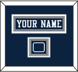 Dallas Nameplate & Jersey Logo Patch - Blue Jersey - Triple Mat 3