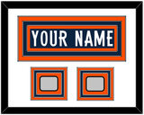 Denver Nameplate & 2 Super Bowl Jersey Patches - Home Blue (1997-2011) - Triple Mat 1